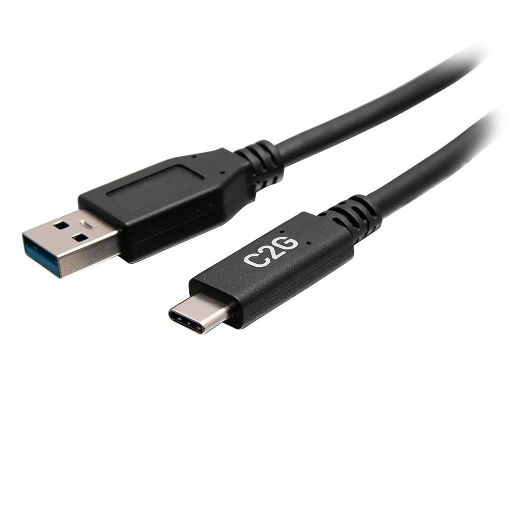 Picture of 1ft USB-C® Male to USB-A Male Cable - USB 3.2 Gen 1 (5Gbps)