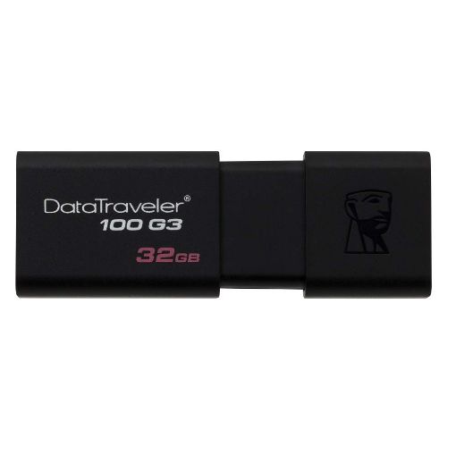 Picture of Kingston 32GB 100 G3 USB 3.0 DataTraveler (DT100G3/32GB) Black