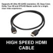 Picture of C2G Legrand Ethernet Cable, 4k High Speed HDMI Cable, Black in Wall HDMI Cable, 60 hz HDMI Cable, 6 Foot HDMI Cable, 1 Count, C2G 56783