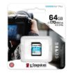 Picture of Kingston 64GB SDXC Canvas Go Plus 170MB/s Read UHS-I, C10, U3, V30 Memory Card (SDG3/64GB), Canves Go Plus