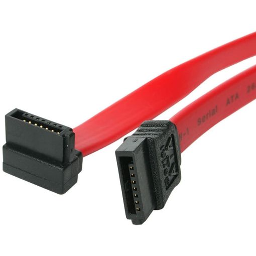 Picture of 24-Inch SATA to Right Angle SATA Serial ATA Cable (SATA24RA1)