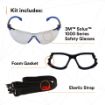 Picture of 3M™ 1000-Series Sfty Glass Kit  Blu/Blk  Gry Af Lens Part# S1107Sgaf-Kt (20 Ea)
