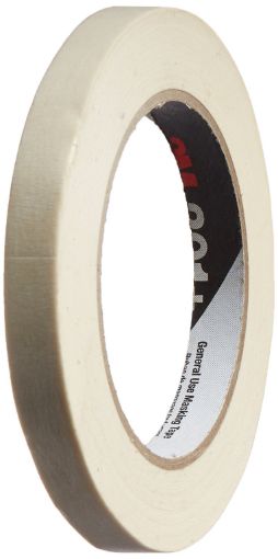 Picture of 3M™ 201+ General Use Maskingtape 12Mm X 55M Part# 7000124879 (72 Rl)