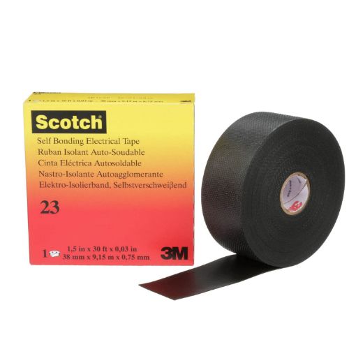 Picture of 3M™ 23 1-1/2"X30' Scotch Rubber Splicing Ta Part# 7000138529 (20 Rl)
