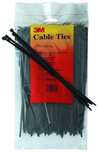 Picture of 3M™ 3M Cable Tie Ct8Bk50-C Part# 7000031853 (1000 Ea)
