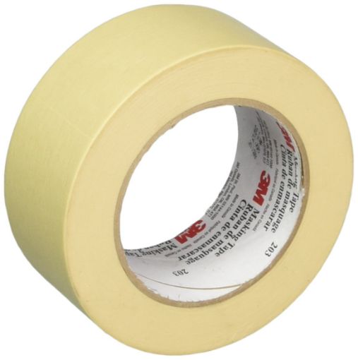 Picture of 3M™ 3M General Purpose Masking Tape 203 Beige 48Mmx5 Part# 7000124209 (1 Rl)