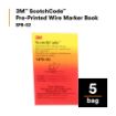 Picture of 3M™ Spb-02 Wire Marker Book Part# 7000132479 (5 Ea)