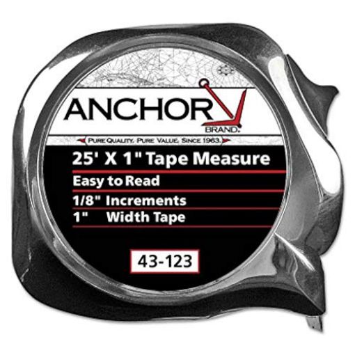 Picture of Anchor Brand 25"X1" E-Z Read Tape Measure Neon Yellow Part# 103-43-127 (1 Ea)