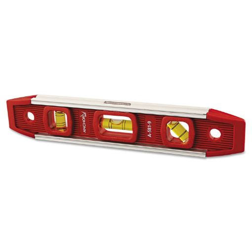 Picture of Anchor Brand Anchor Brand 9" Magneticaluminum Torpedo Level Part# 100-A581-9 (1 Ea)