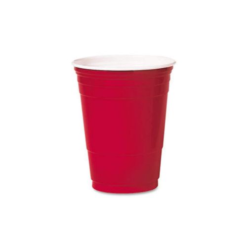 Picture of Dart® Container Corp. Cup Plastic Red 16 Oz Pk/50 Part# Dccp16Rpk (1 Pk)