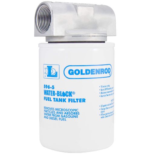 Picture of Goldenrod 56610 Water-Block Fuel Filter W/Top Cap Part# 596 (1 Ea)